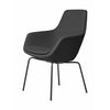 Fritz Hansen Little Giraffe™ Armchair Black Base Fabric Christianshavn, Grey Uni
