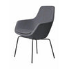 Fritz Hansen Little Giraffe™ Armchair Black Base Fabric Christianshavn, Orange/Blue