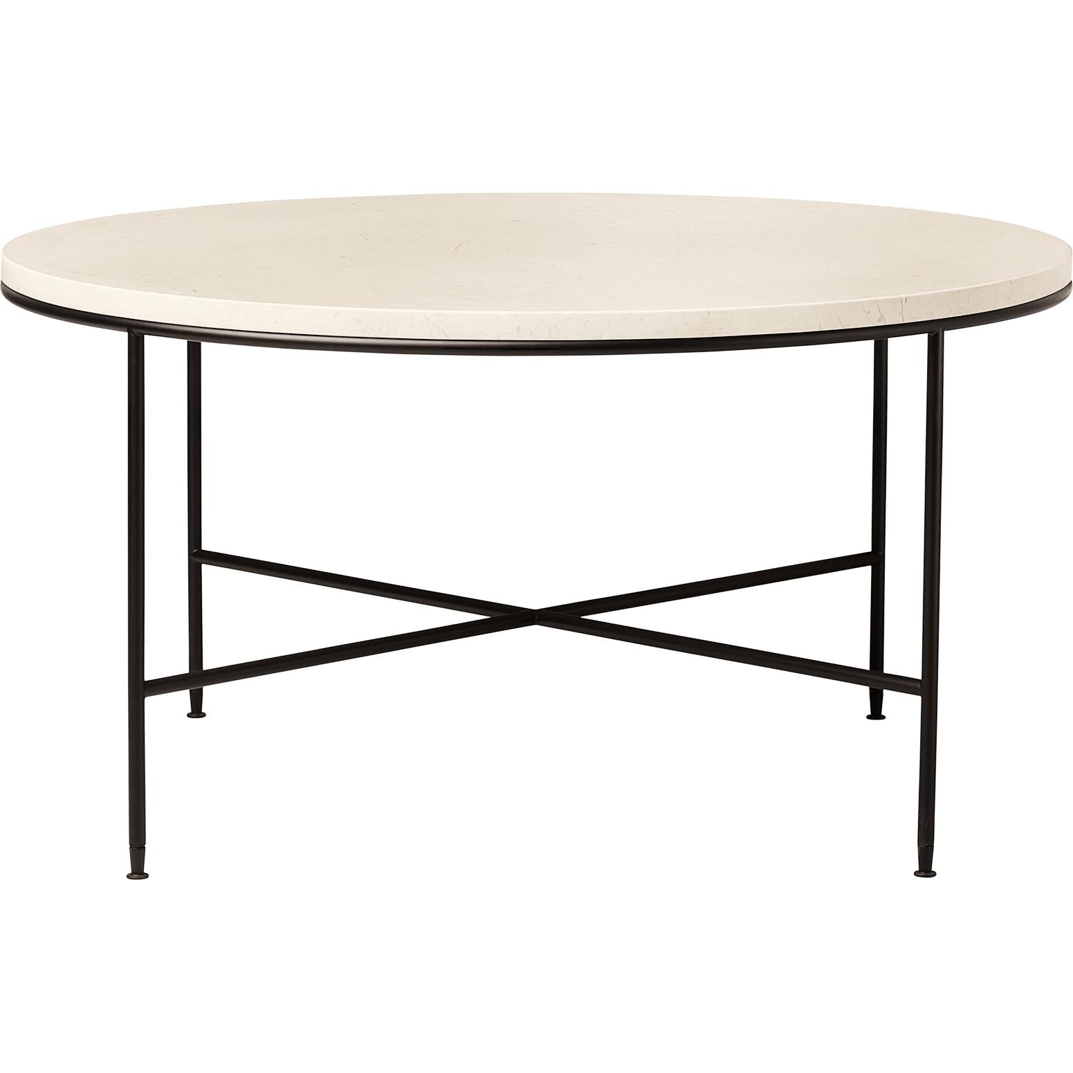 [product_category]-Fritz Hansen Mc300 Planner Round Coffee Table ø80 Cm, Cream-Fritz Hansen-MC300-creme-FRI-1