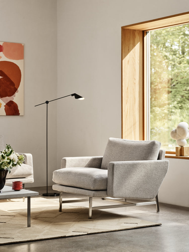 [product_category]-Fritz Hansen Ms011 Floor Lamp, Black Pvd-Fritz Hansen-5702370001957-31000208-FRI-2