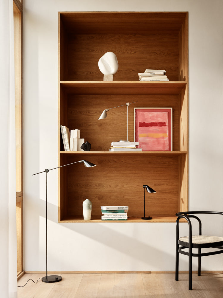 [product_category]-Fritz Hansen Ms011 Floor Lamp, Black Pvd-Fritz Hansen-5702370001957-31000208-FRI-5