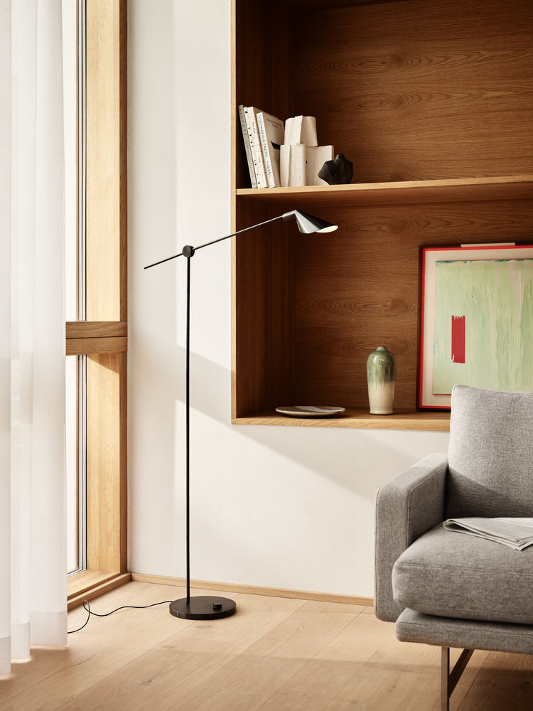 [product_category]-Fritz Hansen Ms011 Floor Lamp, Black Pvd-Fritz Hansen-5702370001957-31000208-FRI-6