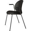 Fritz Hansen N02™ Recycle Chair With Armrest Monochrome 4 L Egg™Ed, Black