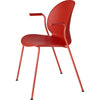 Fritz Hansen N02™ Recycle Chair With Armrest Monochrome 4 L Egg™Ed, Red