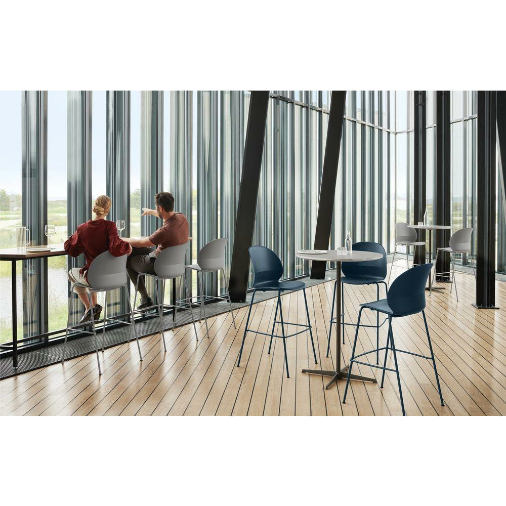 [product_category]-Fritz Hansen N02 Recycle High Bar Stool, Dark Red/Dark Red-Fritz Hansen-N02-50-Dark-Red-Dark-Red-FRI-2