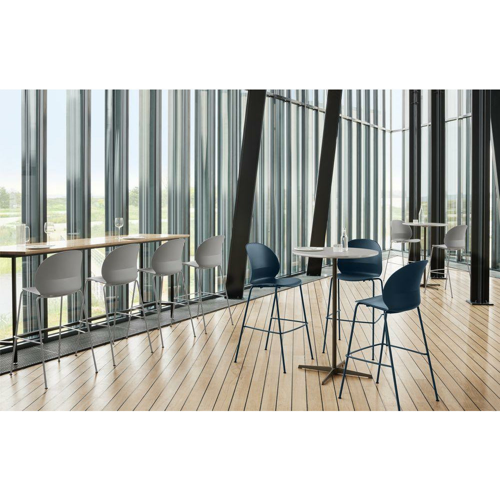 [product_category]-Fritz Hansen N02 Recycle Low Bar Stool, Light Blue/Black-Fritz Hansen-N02-40-Light-Blue-Black-FRI-3