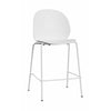 Fritz Hansen N02™ Recycle Low Bar Stool, Off White/Off White