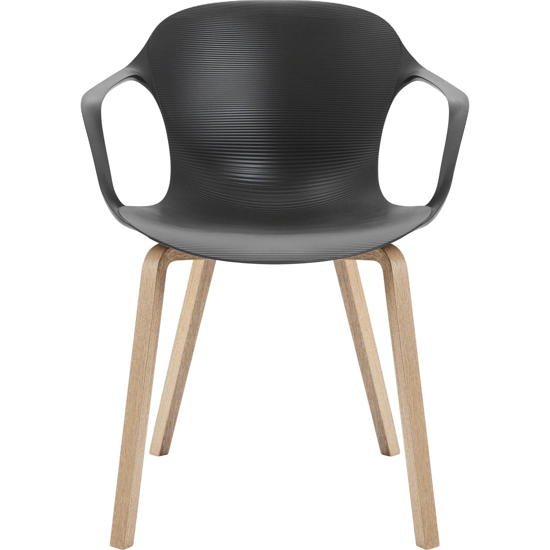 [product_category]-Fritz Hansen Nap Armchair Wood, Pepper Grey-Fritz Hansen-KS62-pepper grey-FRI-1