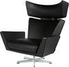  Oksen™ Lounge Chair Aluminium Classic Black