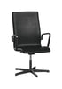 Fritz Hansen Oxford™ 3293 T Armchair Five Arm Base Black Lacquered/Grace, Black