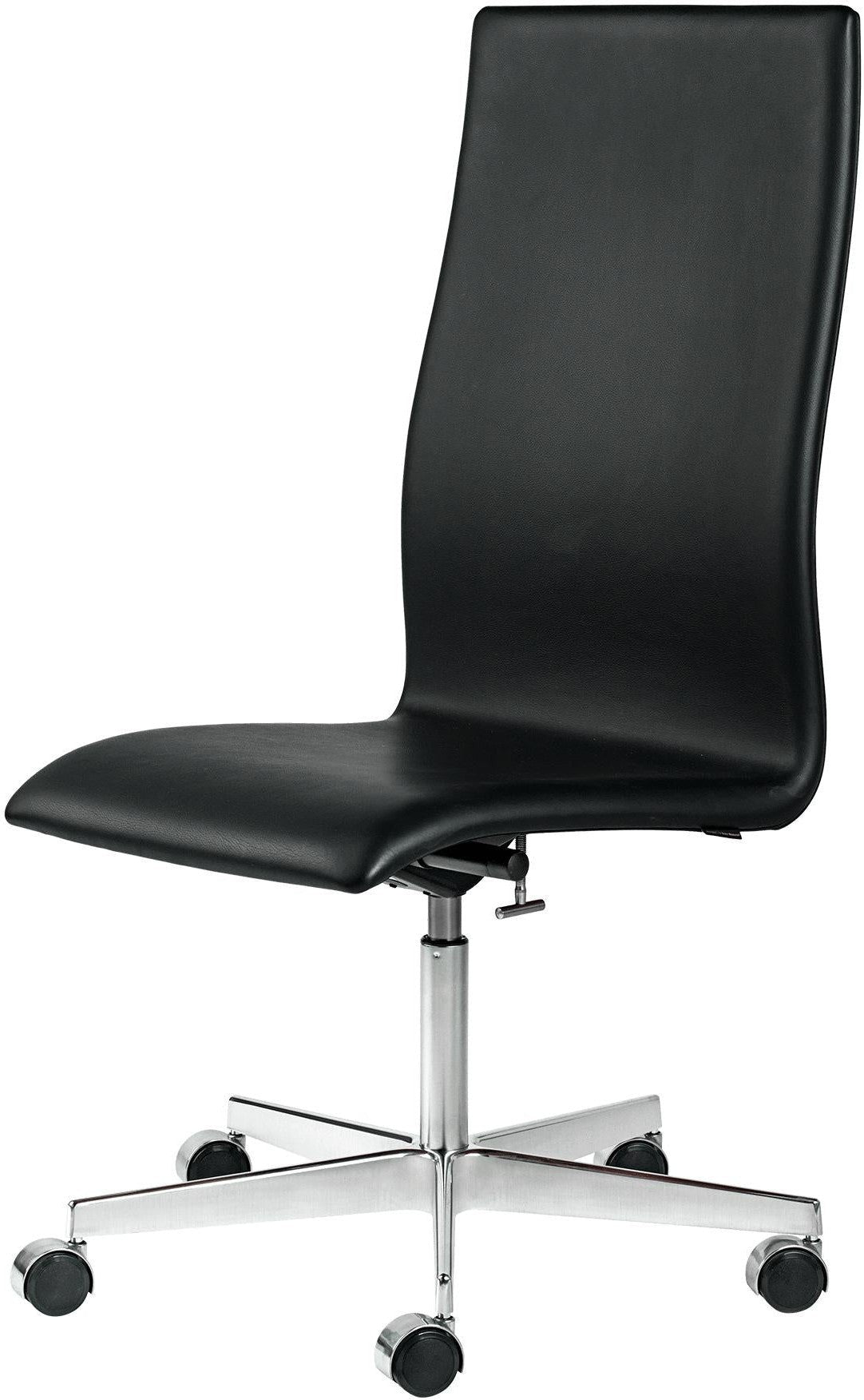 [product_category]-Fritz Hansen Oxford Classic Height Adjustable Office Chair Leather, Middle Back-Fritz Hansen-3193C-FRI-1