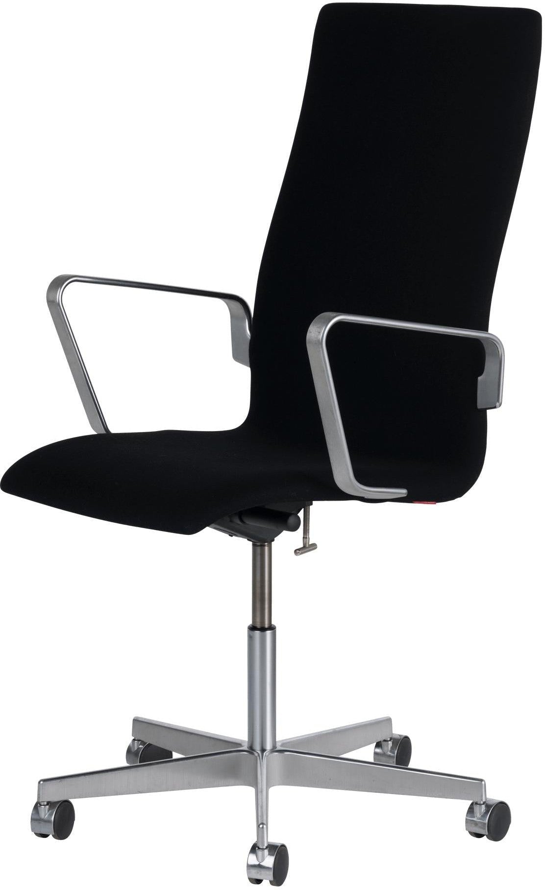[product_category]-Fritz Hansen Oxford Classic Swivel Armchair Fabric, Middle Backrest-Fritz Hansen-3293C- soft black-FRI-1