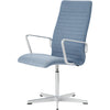Fritz Hansen Oxford™ Premium Armchair Fabric Middle Backrest, Rime Blue