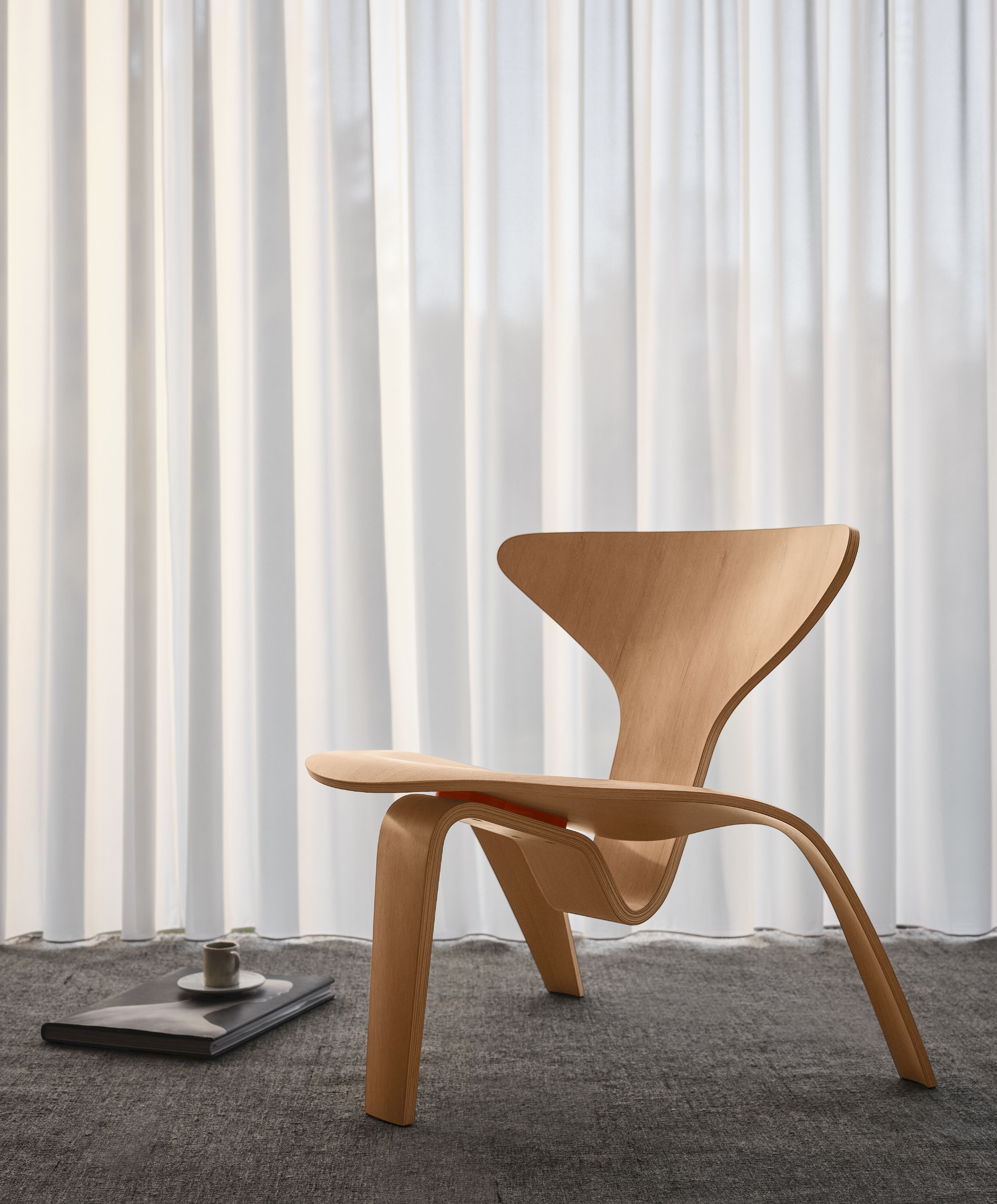 [product_category]-Fritz Hansen Pk0 A Lounge Chair, Swiss Stone Pine-Fritz Hansen-PK0-A-OregonPine-FRI-8