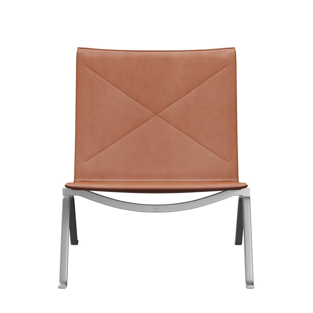 [product_category]-Fritz Hansen Pk22 Lounge Chair, Grace Walnut-Fritz Hansen-PK22-ELWAL-SBSS-FRI-2