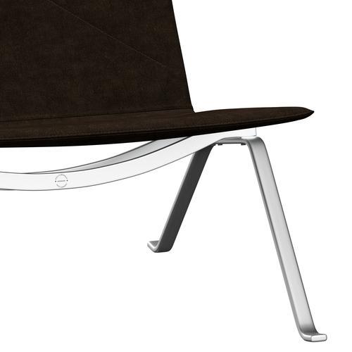 [product_category]-Fritz Hansen Pk22 Lounge Chair, Royal Nubuck Havana-Fritz Hansen-PK22-HAVANA-SBSS-FRI-7