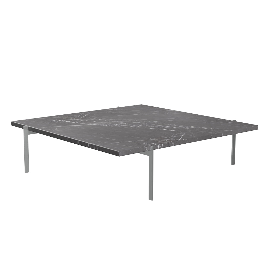 [product_category]-Fritz Hansen Pk61 A Coffee Table 120 Cm, Black Marble-Fritz Hansen-PK61A-Stahl-Marmor-Schwarz-Matt-FRI-5