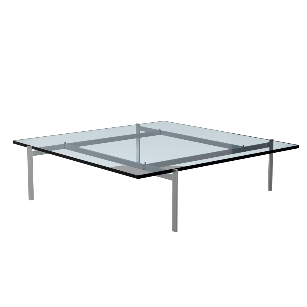[product_category]-Fritz Hansen Pk61 A Coffee Table 120 Cm, Glass-Fritz Hansen-PK61A-Stahl-Glas-FRI-5