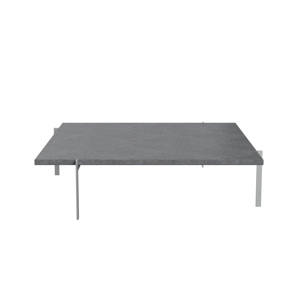 [product_category]-Fritz Hansen Pk61 A Coffee Table 120 Cm, Granite-Fritz Hansen-PK61A-Stahl-Granit-FRI-1
