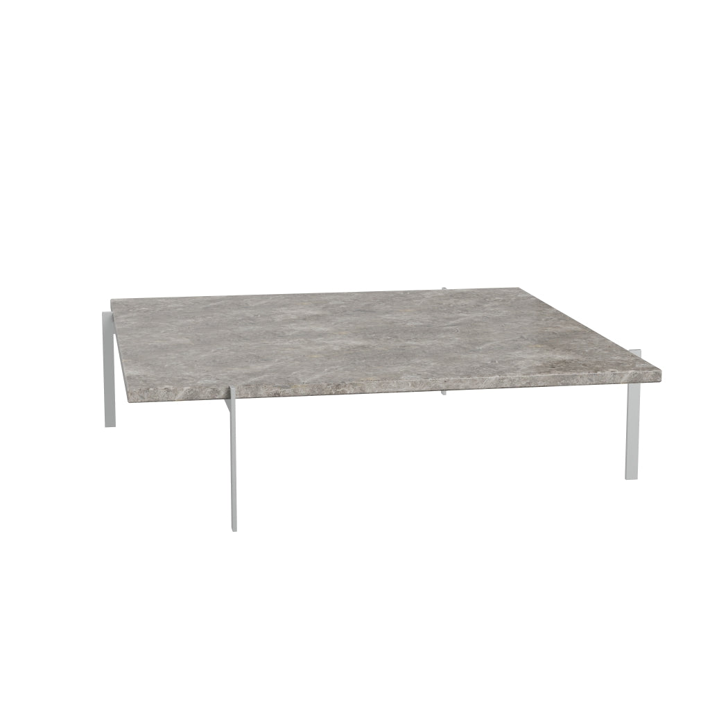 [product_category]-Fritz Hansen Pk61 A Coffee Table 120 Cm, Grey Brown Marble-Fritz Hansen-PK61A-Stahl-Marmor-Grau-Braun-Matt-FRI-2