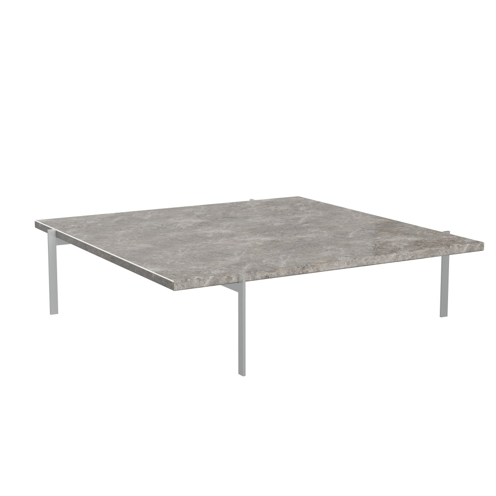 [product_category]-Fritz Hansen Pk61 A Coffee Table 120 Cm, Grey Brown Marble-Fritz Hansen-PK61A-Stahl-Marmor-Grau-Braun-Matt-FRI-4