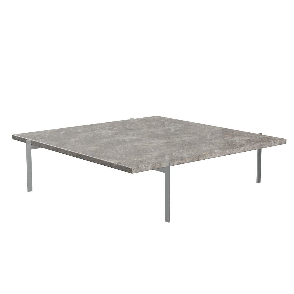 [product_category]-Fritz Hansen Pk61 A Coffee Table 120 Cm, Grey Brown Marble-Fritz Hansen-PK61A-Stahl-Marmor-Grau-Braun-Matt-FRI-5