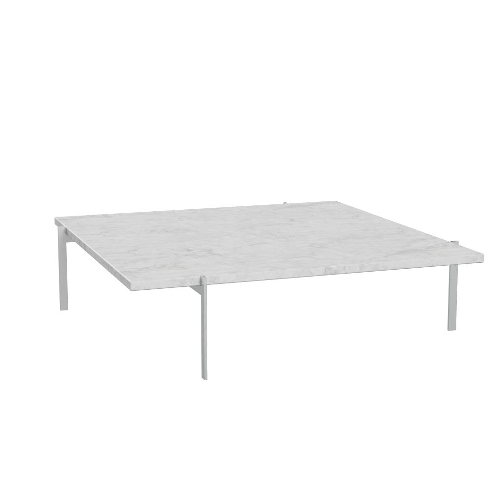 [product_category]-Fritz Hansen Pk61 A Coffee Table 120 Cm, White Marble Matt Polished-Fritz Hansen-PK61A-Stahl-Marmor-Weiss-Matt-FRI-3