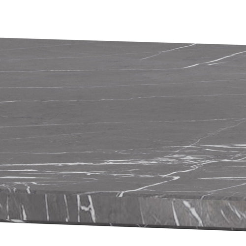 [product_category]-Fritz Hansen Pk61 Coffee Table 80 Cm, Black Marble-Fritz Hansen-PK61-Stahl-Marmor-Schwarz-Matt-FRI-6