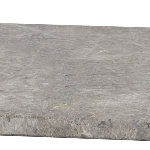 [product_category]-Fritz Hansen Pk61 Coffee Table 80 Cm, Grey Brown Marble-Fritz Hansen-PK61-Stahl-Marmor-Grau-Braun-Matt-FRI-6