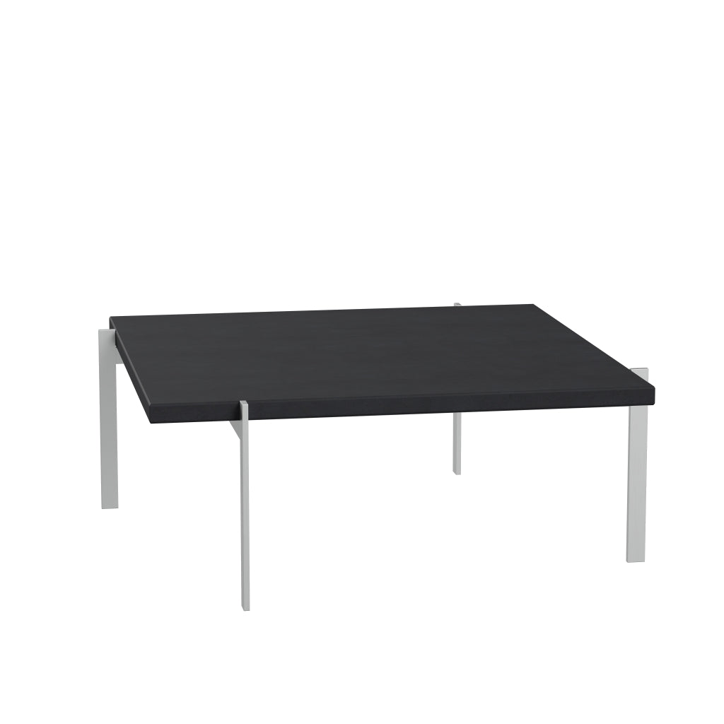 [product_category]-Fritz Hansen Pk61 Coffee Table 80 Cm, Slate-Fritz Hansen-PK61-Stahl-Schiefer-FRI-2
