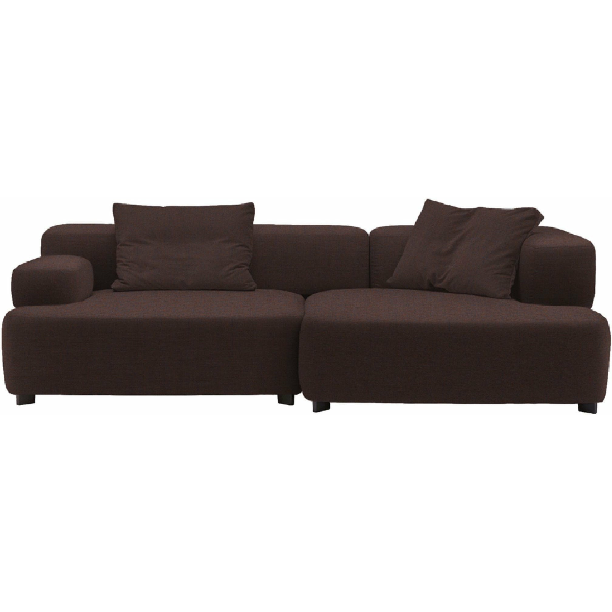 [product_category]-Fritz Hansen Pl240 3 Alphabet 2 Seater Sofa Christianshavn, Blue/Orange-Fritz Hansen-PL240-3-CHRIS-1135-FRI-1
