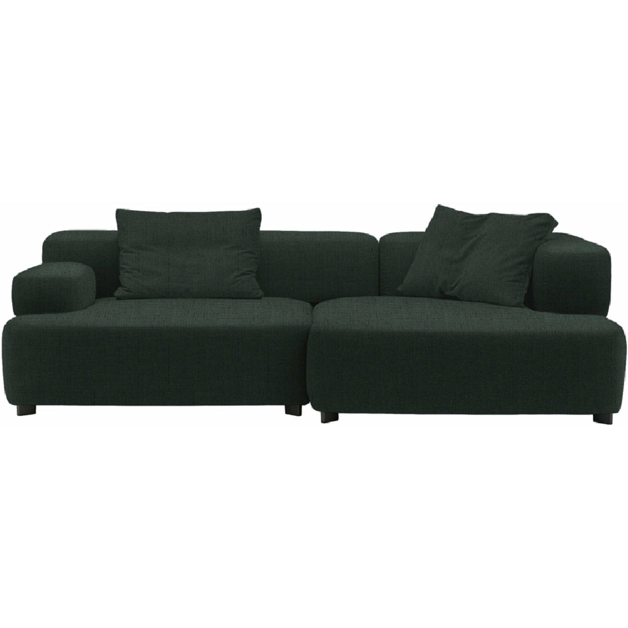 [product_category]-Fritz Hansen Pl240 3 Alphabet 2 Seater Sofa Christianshavn, Dark Green-Fritz Hansen-PL240-3-CHRIS-1161-FRI-1