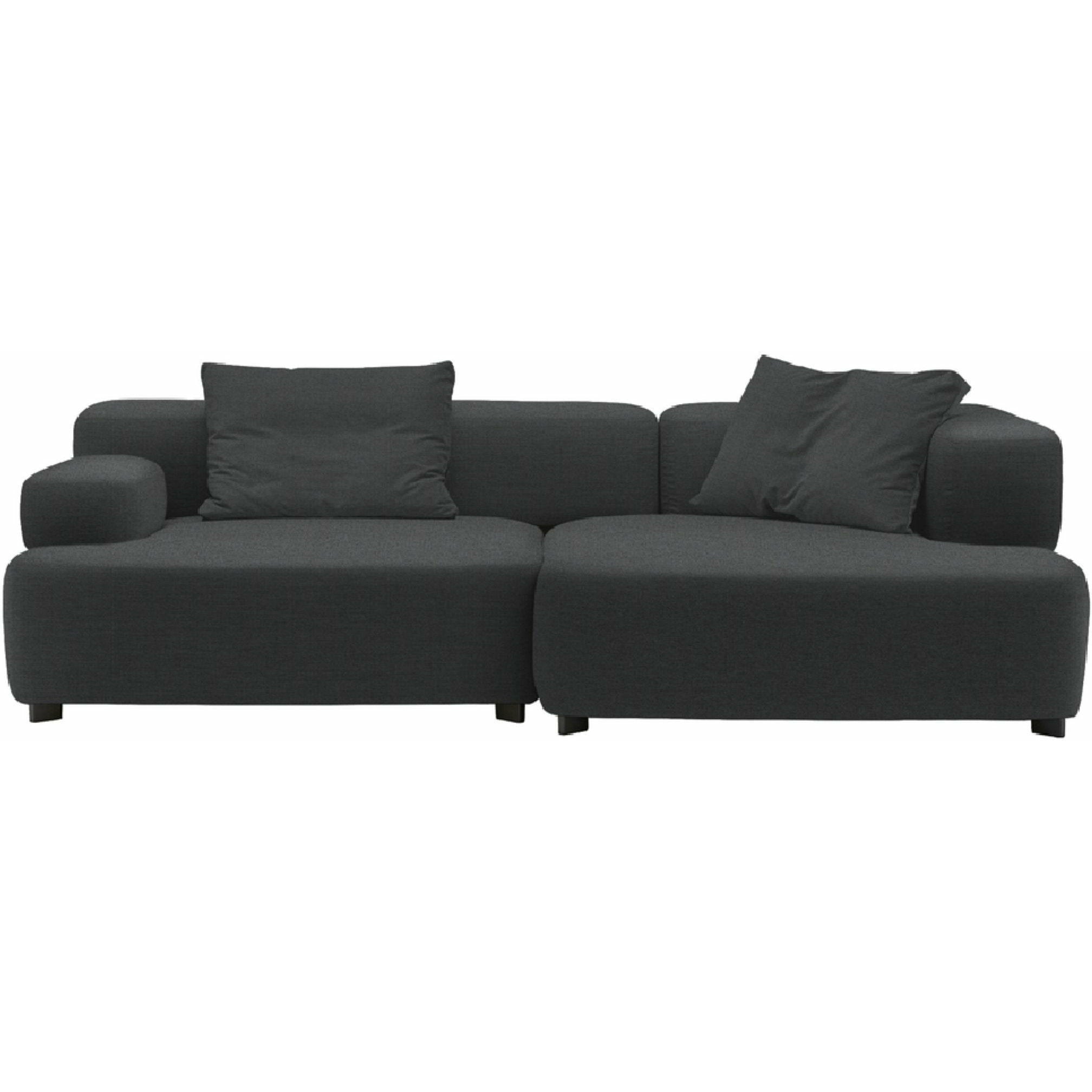 [product_category]-Fritz Hansen Pl240 3 Alphabet 2 Seater Sofa Christianshavn, Grey Uni-Fritz Hansen-PL240-3-CHRIS-1172-FRI-1
