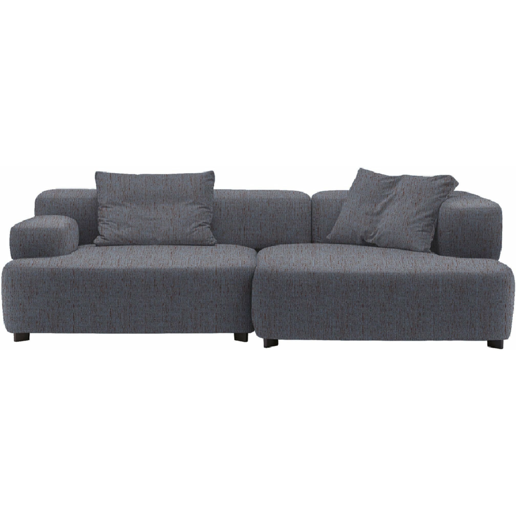 [product_category]-Fritz Hansen Pl240 3 Alphabet 2 Seater Sofa Christianshavn, Orange/Blue-Fritz Hansen-PL240-3-CHRIS-1150-FRI-1