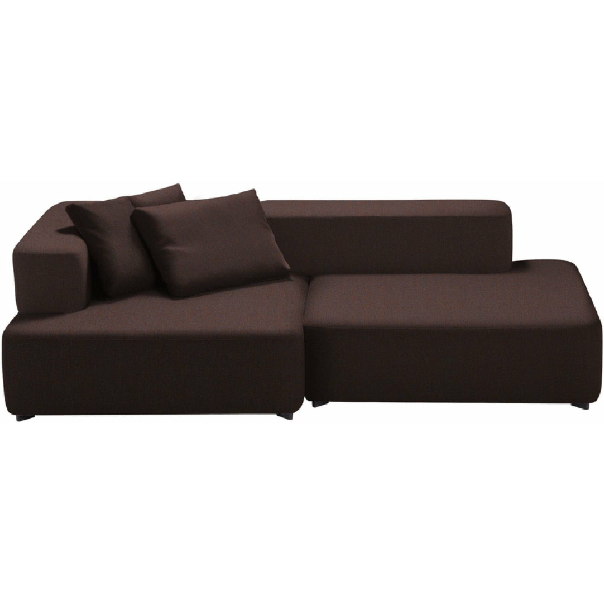 [product_category]-Fritz Hansen Pl240 4 Alphabet 2 Seater Sofa Christianshavn, Blue/Orange-Fritz Hansen-PL240-4-CHRIS-1135-FRI-1
