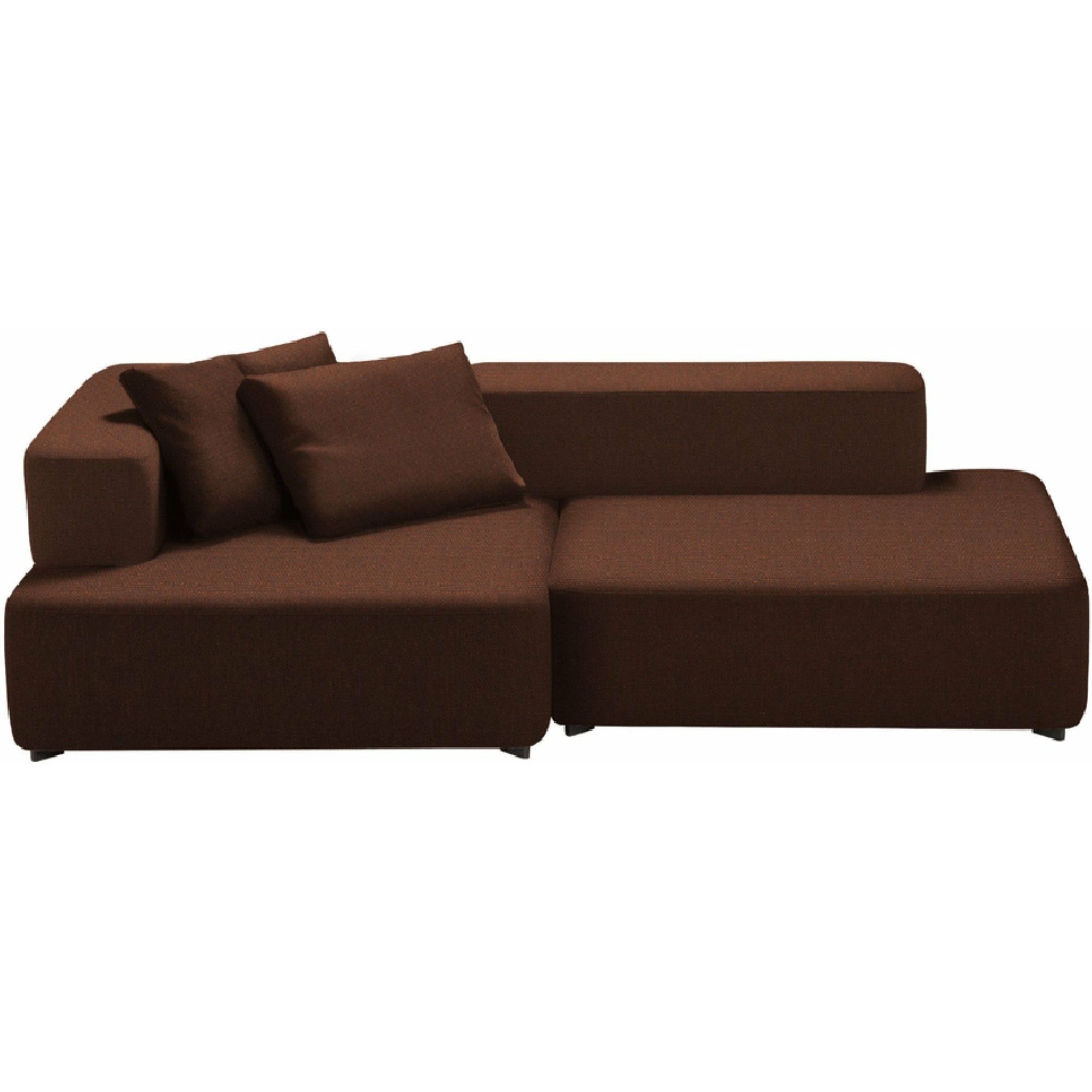 [product_category]-Fritz Hansen Pl240 4 Alphabet 2 Seater Sofa Christianshavn, Dark Orange-Fritz Hansen-PL240-4-CHRIS-1134-FRI-1