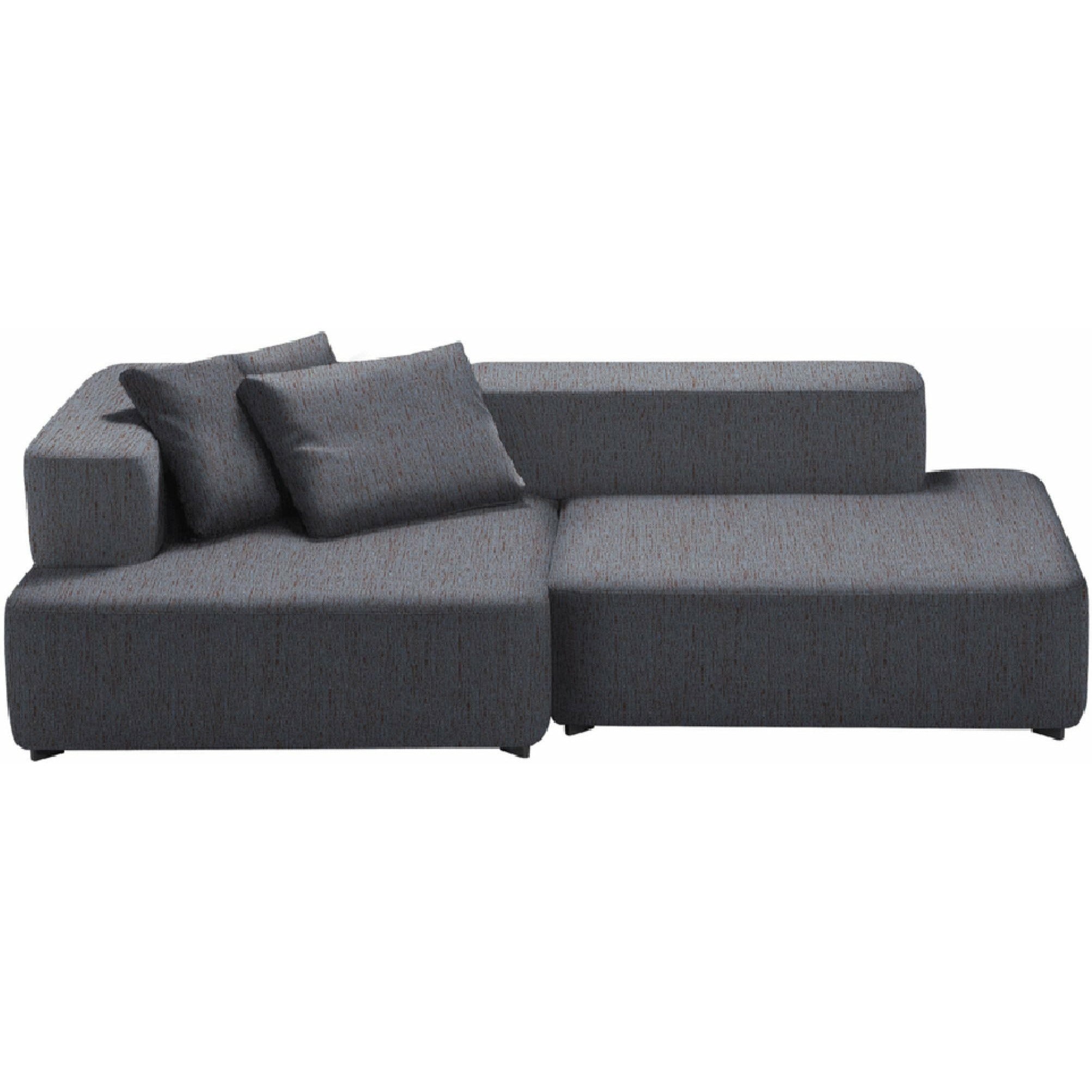 [product_category]-Fritz Hansen Pl240 4 Alphabet 2 Seater Sofa Christianshavn, Orange/Blue-Fritz Hansen-PL240-4-CHRIS-1150-FRI-1