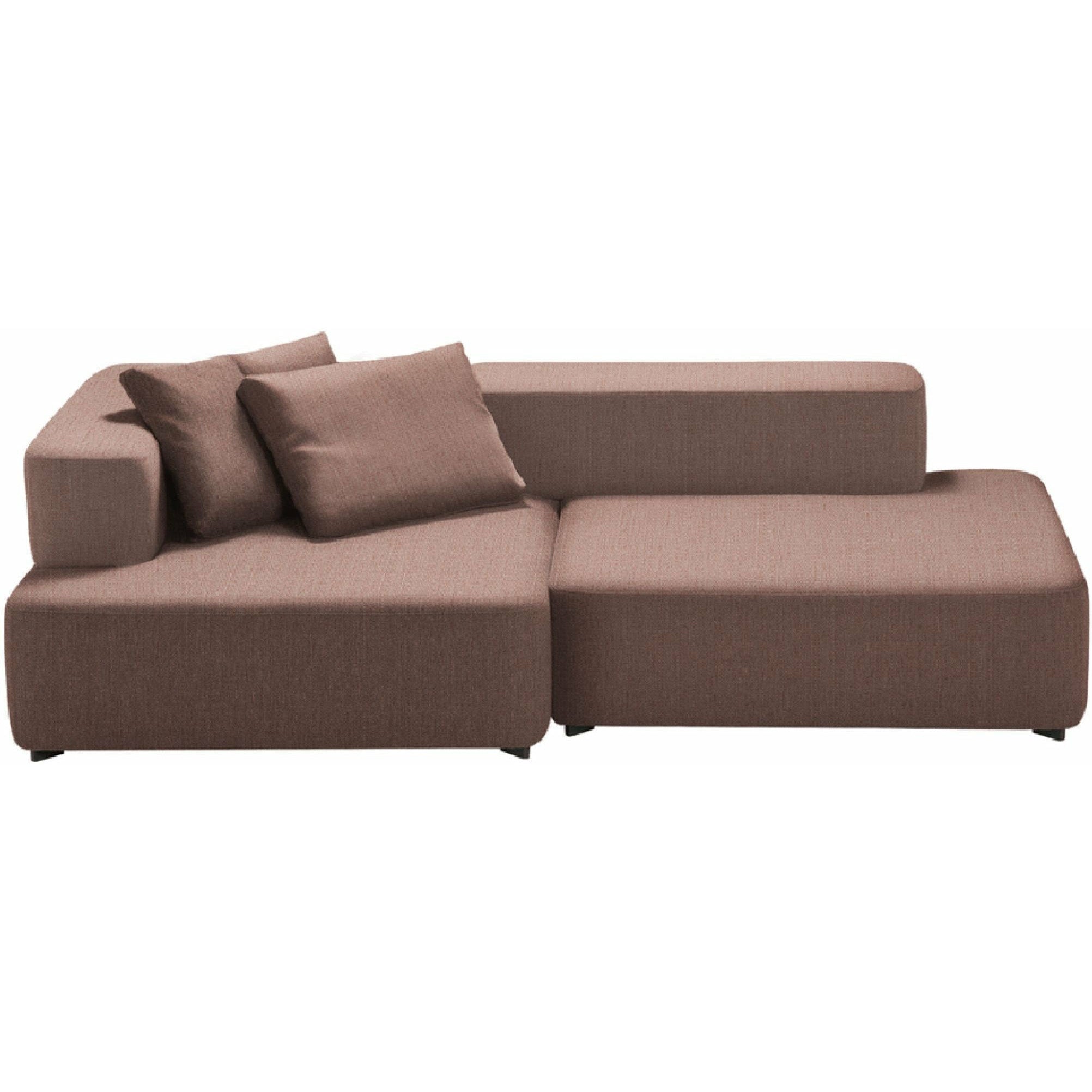 [product_category]-Fritz Hansen Pl240 4 Alphabet 2 Seater Sofa Christianshavn, Orange/Red-Fritz Hansen-PL240-4-CHRIS-1131-FRI-1