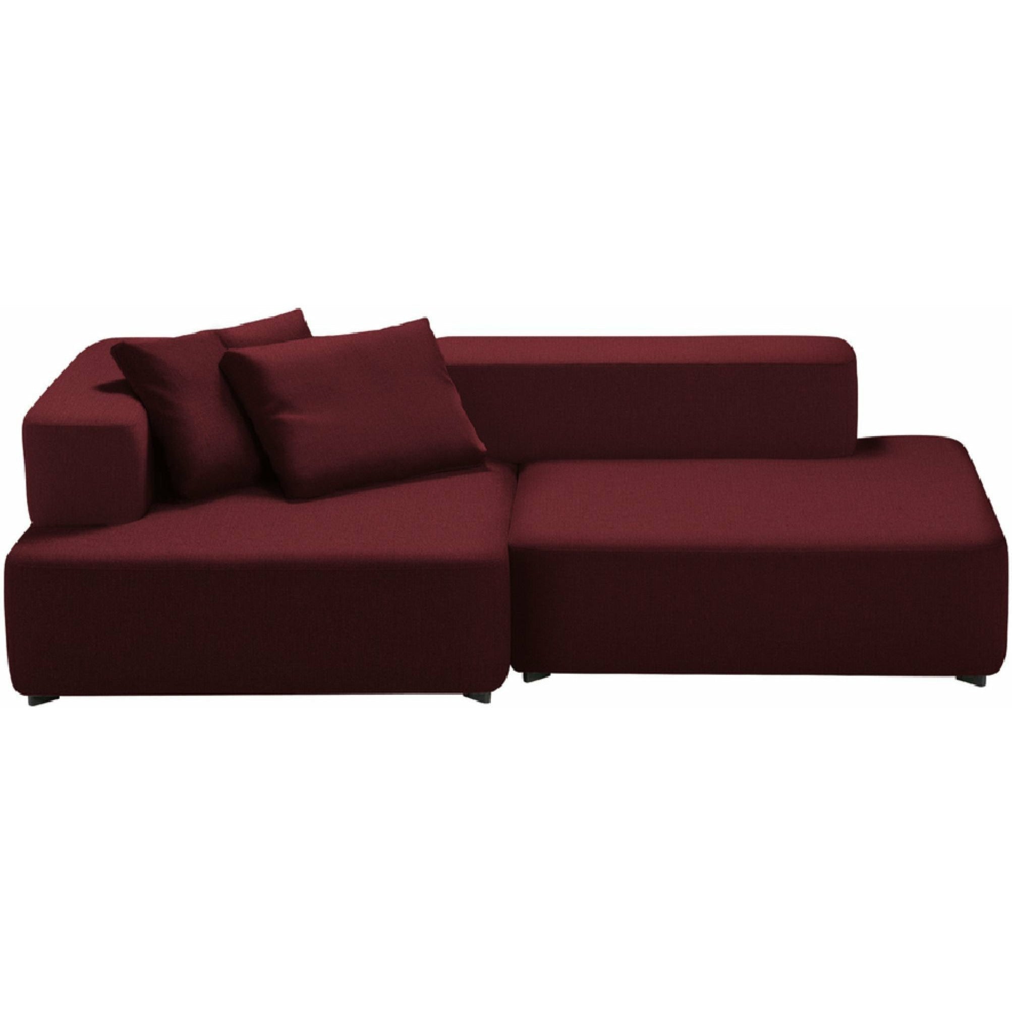 [product_category]-Fritz Hansen Pl240 4 Alphabet 2 Seater Sofa Christianshavn, Red Uni-Fritz Hansen-PL240-4-CHRIS-1140-FRI-1