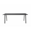 Fritz Hansen Pluralis™ Table Powdered Reported Aluminium, Lava Grey Laminate