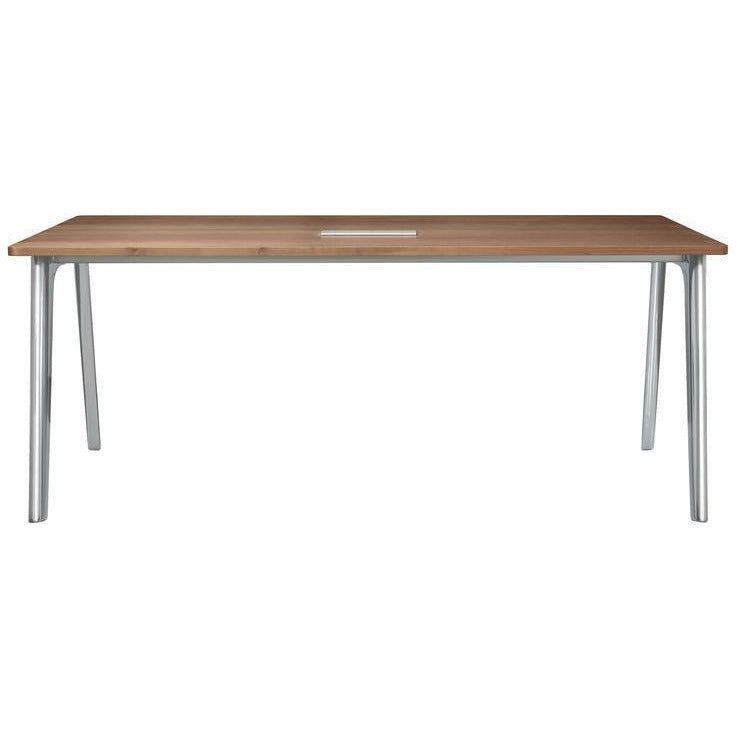 [product_category]-Fritz Hansen Pluralis Table Powdered Reported Aluminium, Walnut Veneer-Fritz Hansen-KS412B-walnut veneer-FRI-1