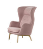 Ro™ Lounge Chair Wood Steelcut Pink/ Canvas Pink
