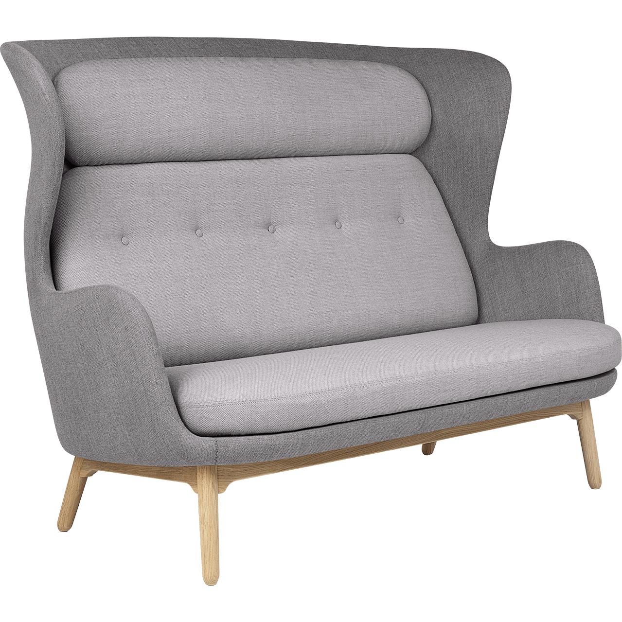 [product_category]-Fritz Hansen Ro Sofa Wooden Legs, Fiord Warm Grey-Fritz Hansen-JH120-351/251-FRI-1