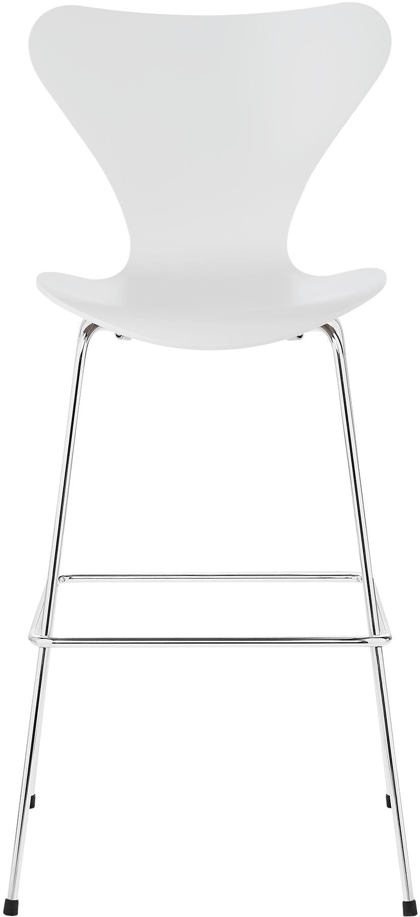 [product_category]-Fritz Hansen Serie 7 Bar Stool 76 Cm, White-Fritz Hansen-3197-105-FRI-1