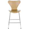 Fritz Hansen Series 7™ Bar Stool Veneer 64 Cm, Elm