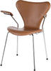 Fritz Hansen Series 7™ Armchair Leather, Grace Walnut