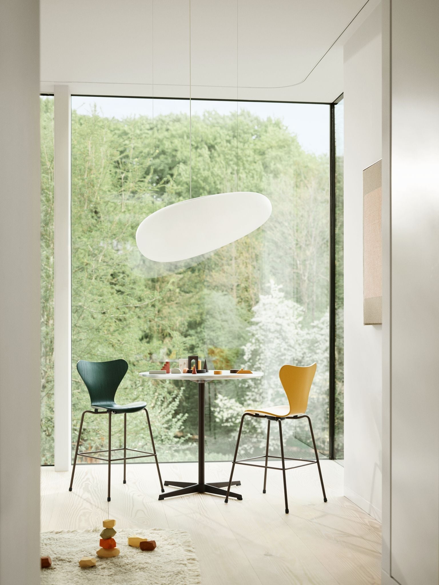 [product_category]-Fritz Hansen Series 7 Junior Chair, Brown Bronze/Evergreen-Fritz Hansen-5702370000318-840239-FRI-3