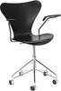 Fritz Hansen Series 7™ Swivel Armchair Colored Ash, Black