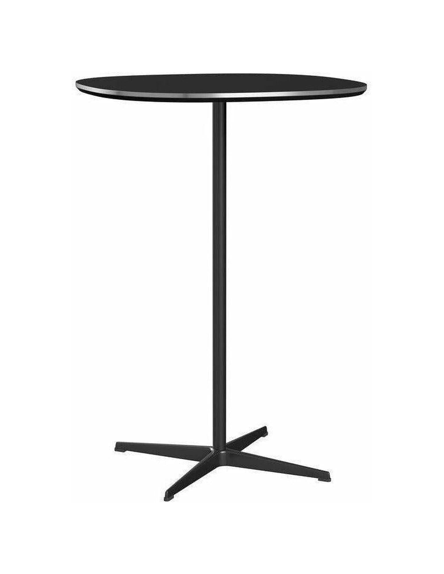 [product_category]-Fritz Hansen Super Circular Bar Table ø75, Black/Black-Fritz Hansen-A902-Black-FRI-1