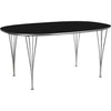 Fritz Hansen Superellipse™ Table 100 X170 Cm, Black Laminate